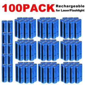 50&100pcs  Battery 3.7V Rechargerable Li-ion 3000mAh 18650 Batteries For Torch Flashlight Laser Headlamp Must Offer A Hazardous Materials Shippin (Option: 100PCS)